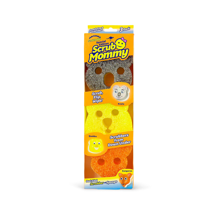SCRUB MOMMY AUSSIE SHAPES (3 PACK)