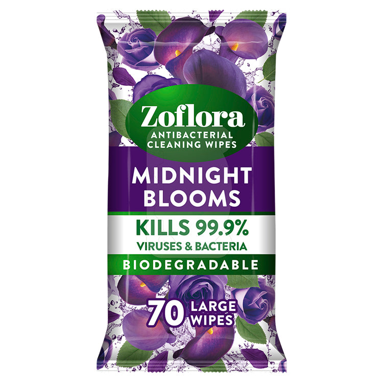 Zoflora Anti-Bac Cleaning Wipes - Midnight Bloom