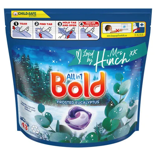 Bold all in 1 pods - Frosted Eucalyptus - 43 Washes